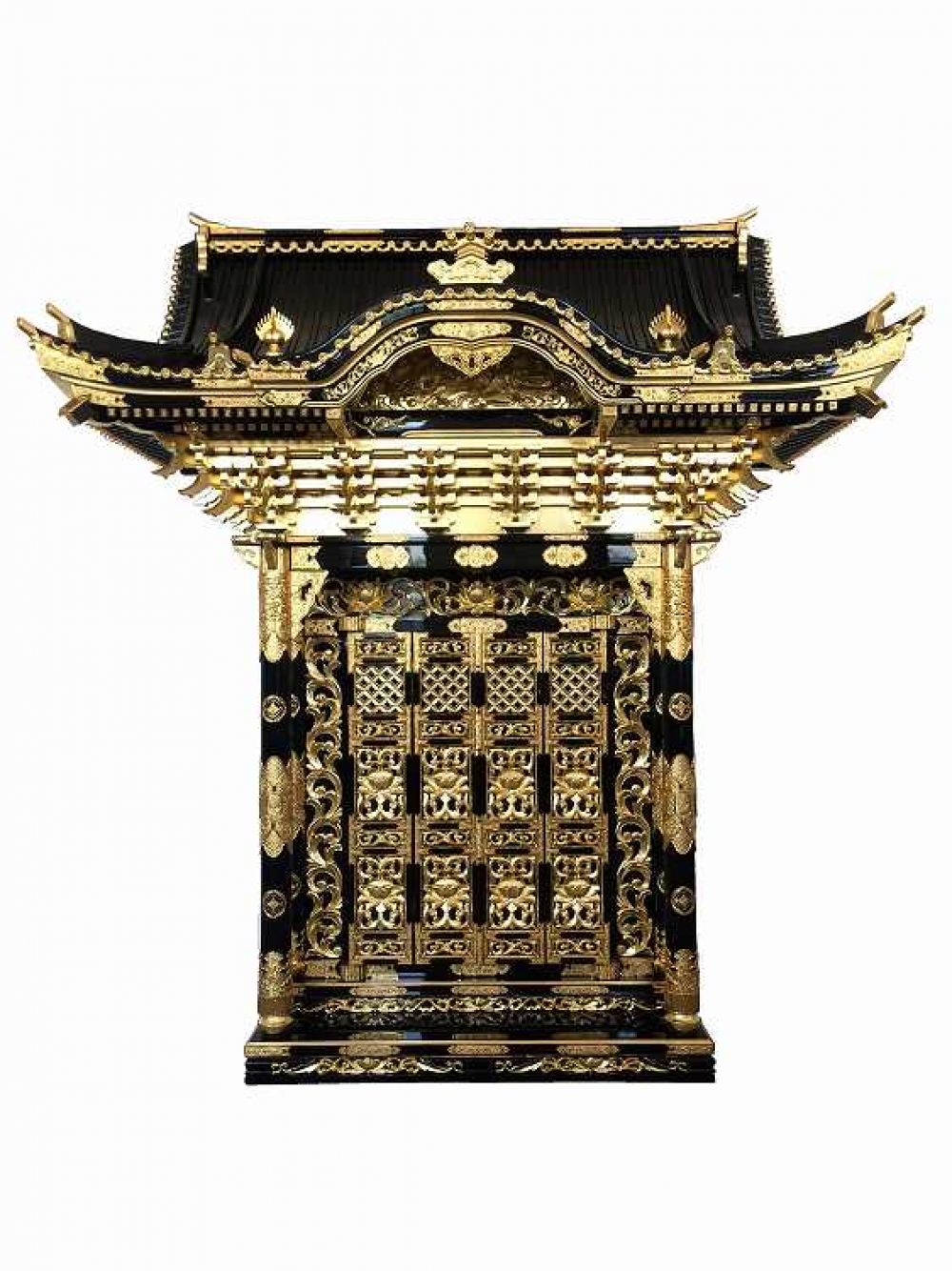 逸品　清瀧辨財尊天　仏像　朱墨　大型厨子 逸品清瀧辨財尊天仏像朱墨大型厨子