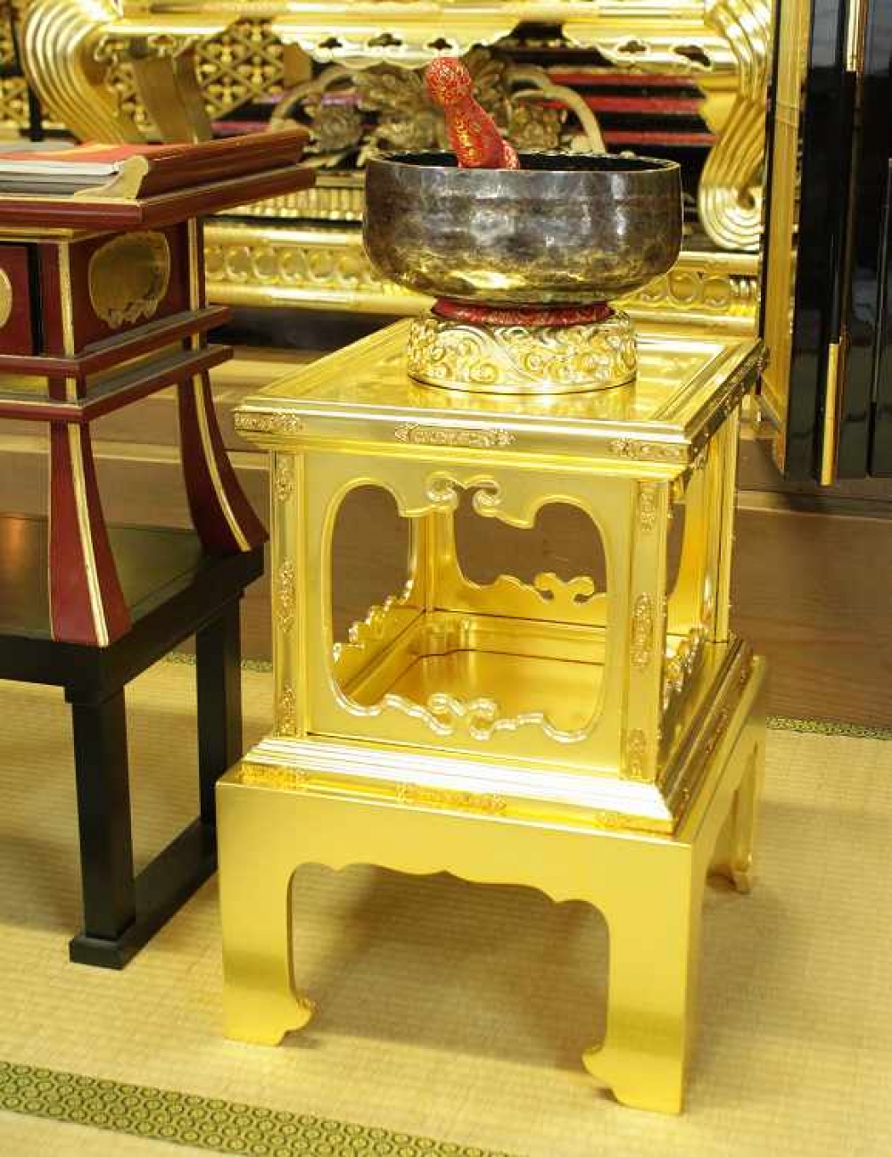 金襴表装替済み！浄土真宗大谷派 釋乗如上人 和讃四冊揃い 木製塗箱付