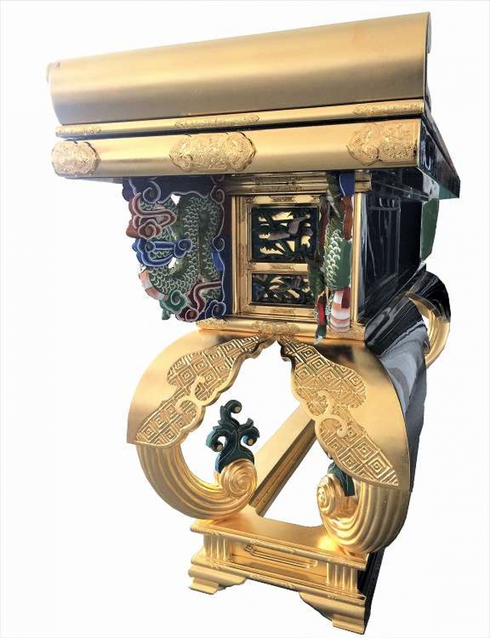 最終値下 収集品 美品 和讃卓 木製本金箔 （ほ） 4719 （数量限定 