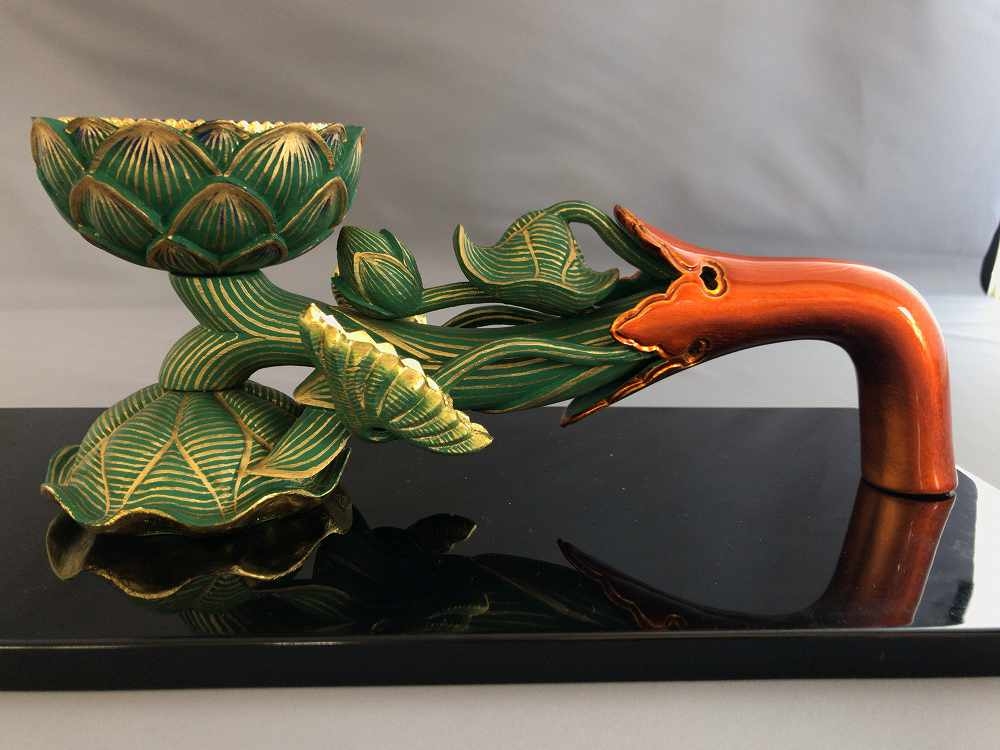 商品紹介｜持蓮華 【岩絵の具彩色】｜各宗派｜ 登高座 大壇・護摩壇